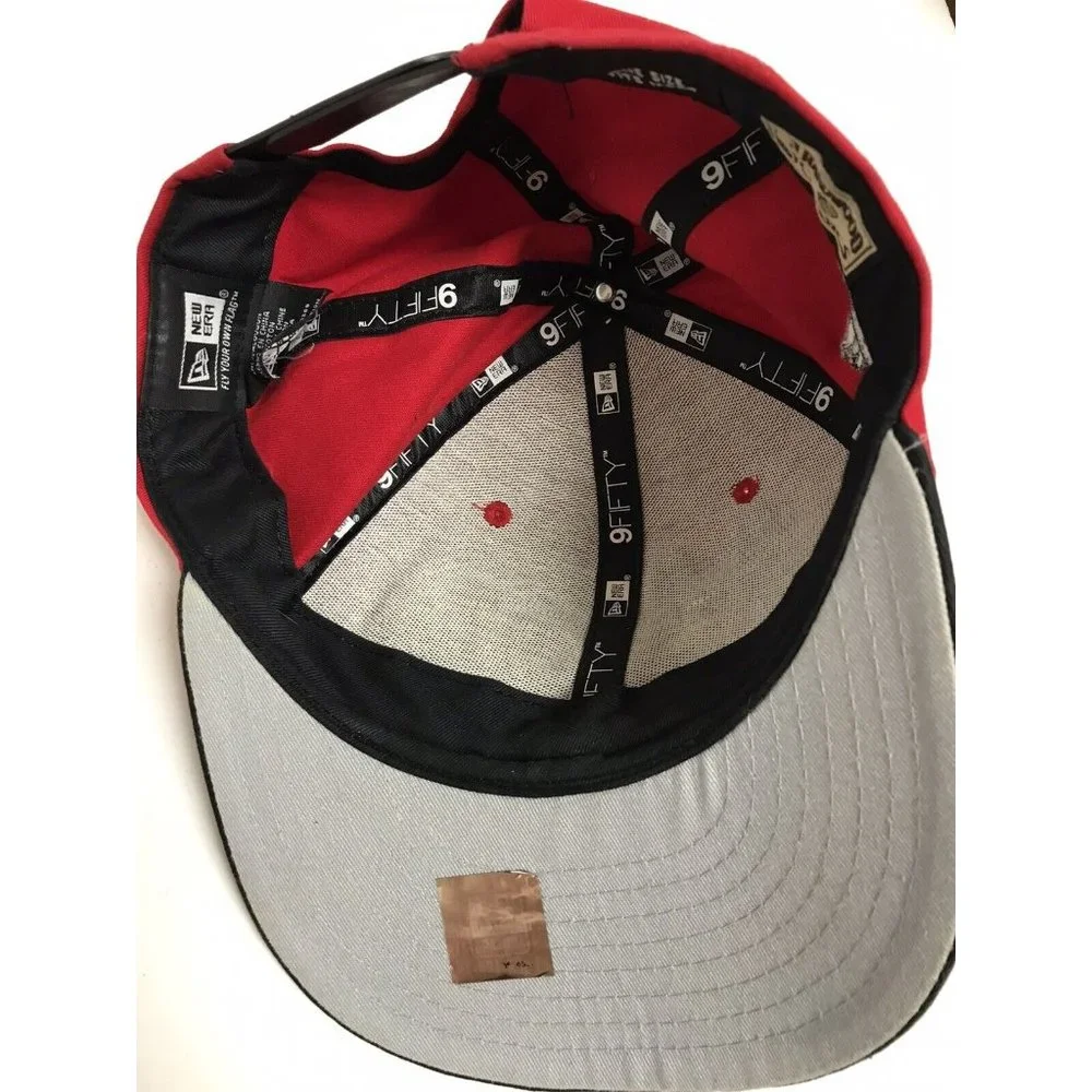 Miami Heat 9Fifty New Era Red Snapback Hat